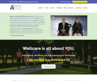 Agasarfamilywellcare.com(Chiropractor in Newtown) Screenshot