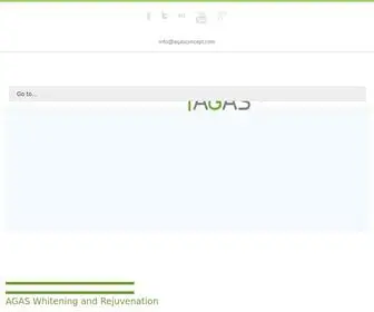 Agasconcept.com(AGAS chemists have developed what) Screenshot