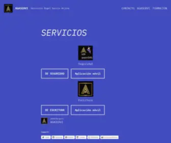 Agaservi.com(Servicios Seguridad) Screenshot