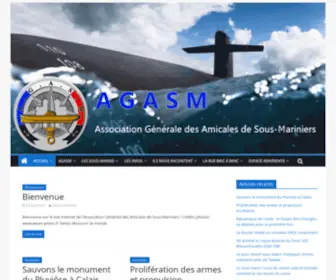 Agasm.fr(AGASM-Sous-marins) Screenshot