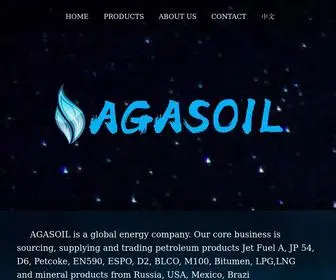 Agasoil.org(SINOPETRO INTERNATIONAL LLC) Screenshot