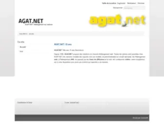 Agat.net(Accueil) Screenshot