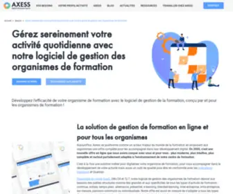 Agate-ERP.fr(Agate, logiciel de gestion de centre de formation) Screenshot