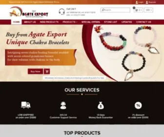 Agateexport.com(Agate Export) Screenshot