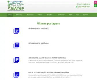 Agatef.com.br(A Associação Gaúcha de Terapia Familiar) Screenshot