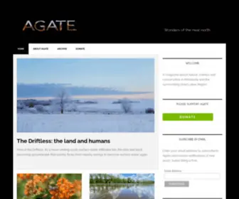 Agatemag.com(Wonders of the Near North) Screenshot