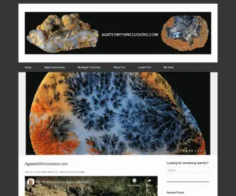 Agateswithinclusions.com(Your Agate Gallery Resource) Screenshot