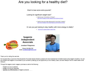 Agatewaytobetterhealth.com(Isagenix) Screenshot