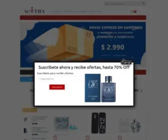 Agathaperfumes.cl(Agatha Perfumes) Screenshot