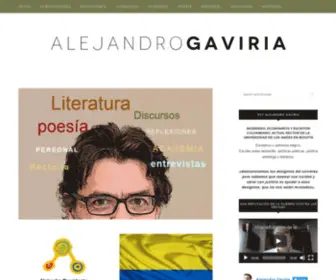 Agaviria.co(Ingeniero, economista, escritor y rector de la Universidad de los Andes) Screenshot