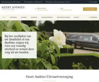 AGB.be(Geert Andries Uitvaartverzorging) Screenshot