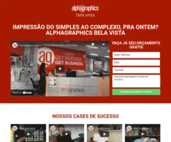 Agbelavista.com.br(Alphagraphics Bela Vista) Screenshot