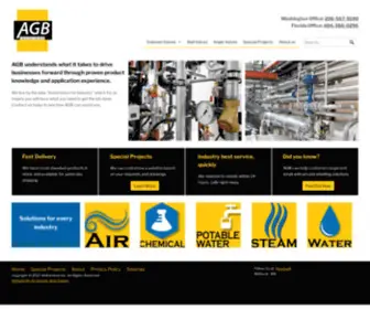 Agbind.com(Specialty Valves for Any Industry) Screenshot