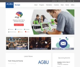 Agbueurope.org(AGBU Europe District) Screenshot