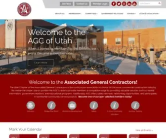AGC-Utah.org(Associated General Contractors of Utah) Screenshot