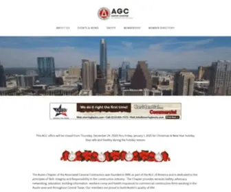 Agcaustin.org(Associated General Contractors of America) Screenshot