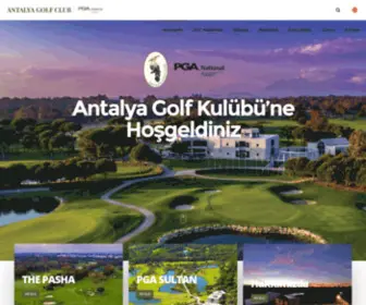 AGC.com.tr(ANTALYA GOLF CLUB) Screenshot