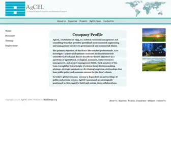 Agcel.com(A Natural Resource Consulting and Management Company) Screenshot