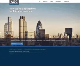 Agcequitypartners.com(AGC Equity Partners) Screenshot