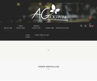 Agciceyim.com(Ağçiçəyim) Screenshot