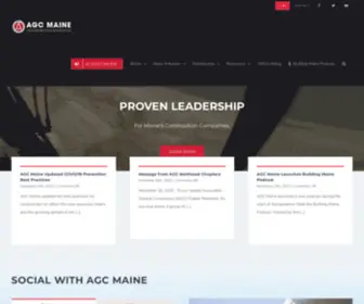 Agcmaine.org(AGC Maine) Screenshot