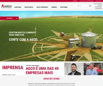 Agco.com.br(Equipamentos agrícolas Challenger) Screenshot