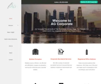 Agcorporate.com(SG Corporate) Screenshot