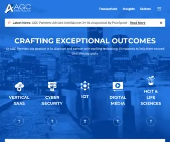 AgcPartners.com(AGC Partners) Screenshot