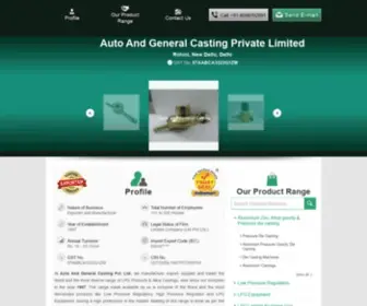 AGCPL.com(Auto And General Casting Private Limited) Screenshot