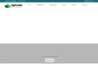 Agcreate.com(Home) Screenshot