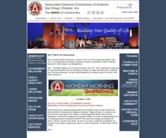 AGCSD.org(AGC San Diego Chapter Inc) Screenshot