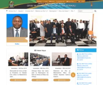AGCTZ.go.tz(The Office of the Attorney General) Screenshot