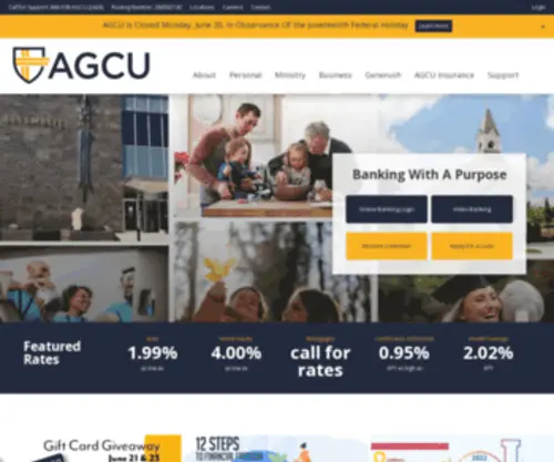 Agcu.org(Membership Changes The World) Screenshot