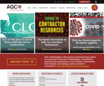 Agcwa.com(AGC of Washington) Screenshot