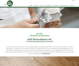 AGD-Renovationen.ch(AGD Renovationen) Screenshot