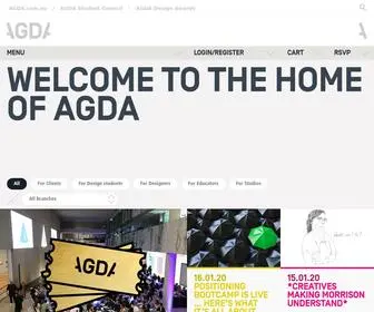 Agda.com.au(Australian Graphic Design Association (AGDA)) Screenshot