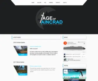 Age-OF-Aincrad.com(Age of Aincrad) Screenshot