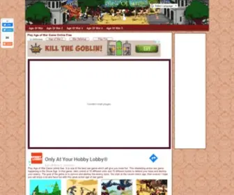 Age-Ofwar.com(Play Age of War Game Online Free) Screenshot