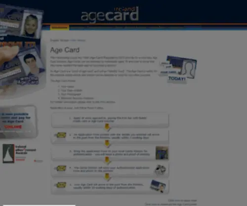Agecard.ie(The Garda Age Card) Screenshot