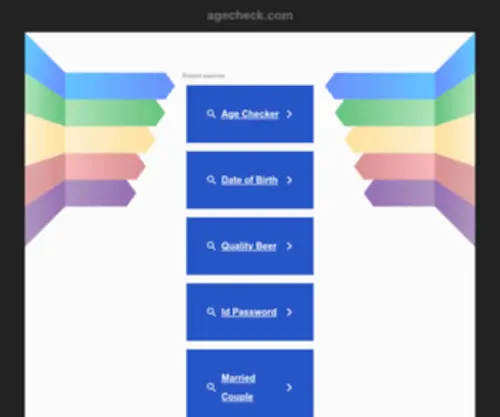 Agecheck.com(Agecheck) Screenshot