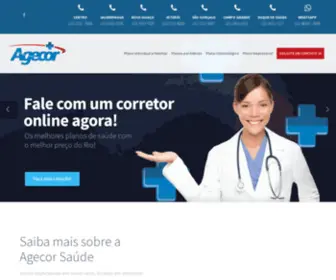 Agecorsaude.com.br(Agecor Saúde) Screenshot