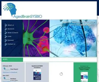 Agedbrainsysbio.eu Screenshot