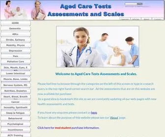 Agedcaretests.com(Aged Care Tests) Screenshot