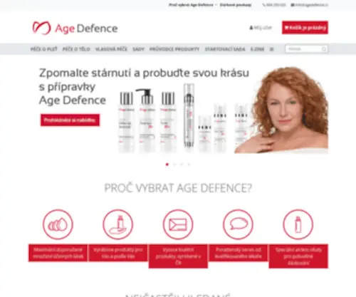 Agedefence.cz(Age Defence) Screenshot