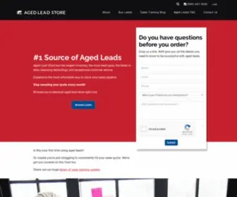Agedleadstore.com(Aged Lead Store) Screenshot