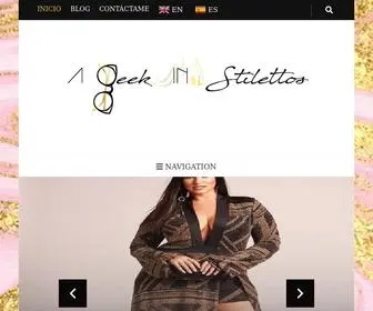 Ageekinstilettos.com(A Geek In Stilettos) Screenshot