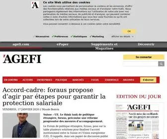 Agefi.com(Le site de L'Agefi) Screenshot