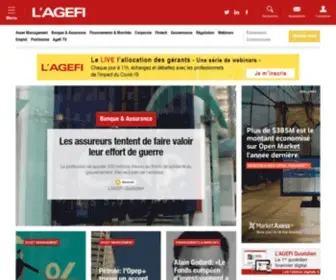 Agefi.fr(Actualité financière et économique) Screenshot