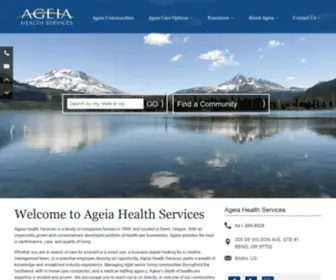 Ageia.net(Ageia Health Services) Screenshot