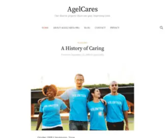 Agelcares.org(Our diverse projects share one goal) Screenshot